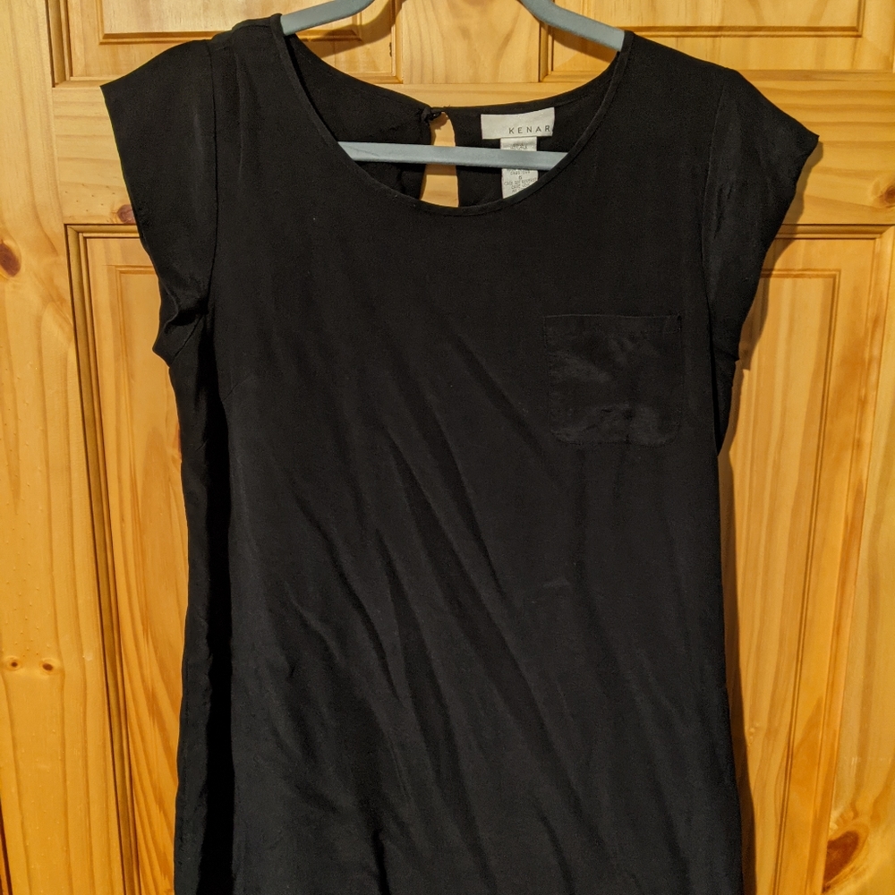 Black T-shirt dress